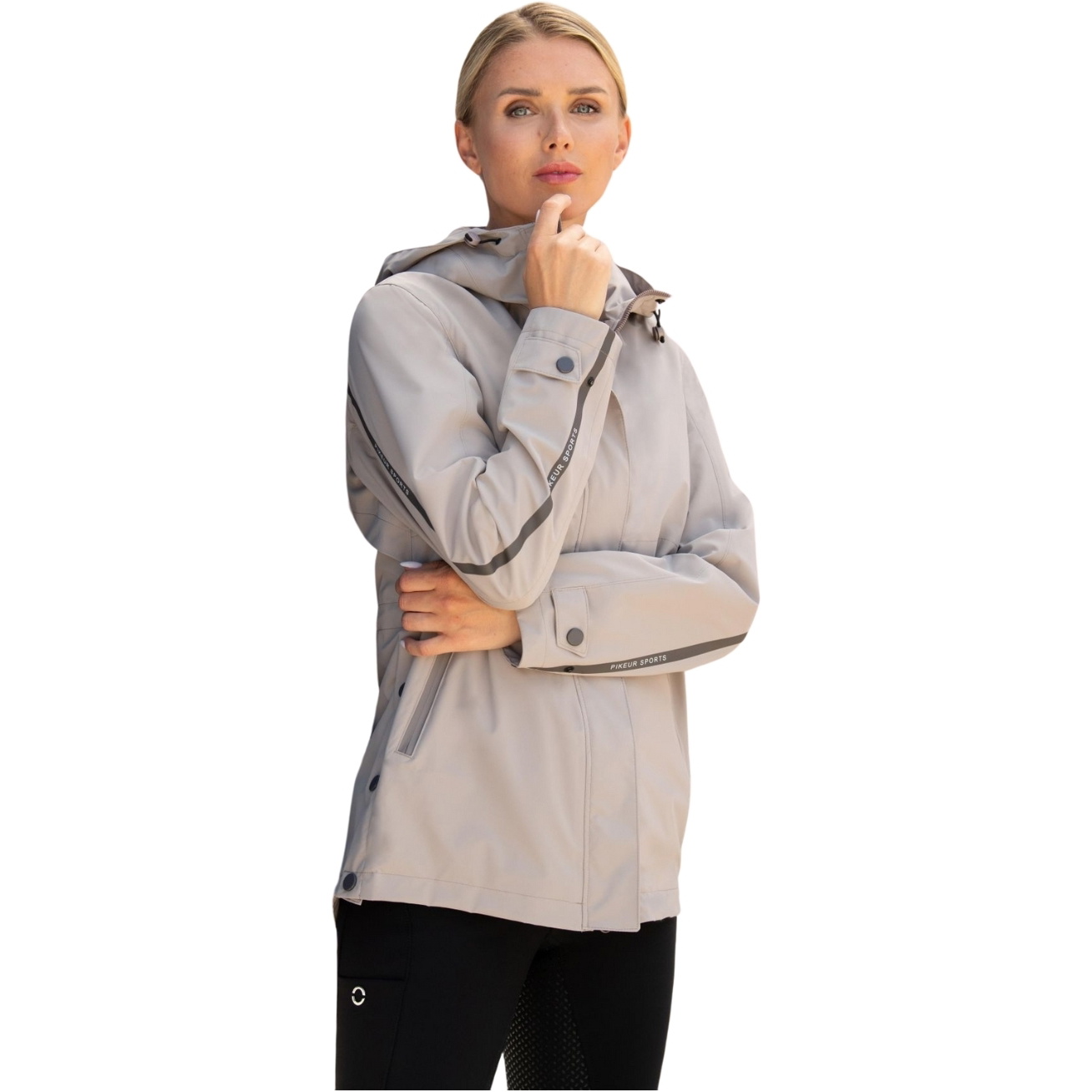 Pikeur Leonora Womens Raincoat 502001 - Soft Greige